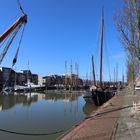 Hafen mit Spiegelung