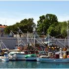 Hafen mit Stadtmauer