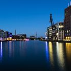 Hafen Münster zur blauen Stunden