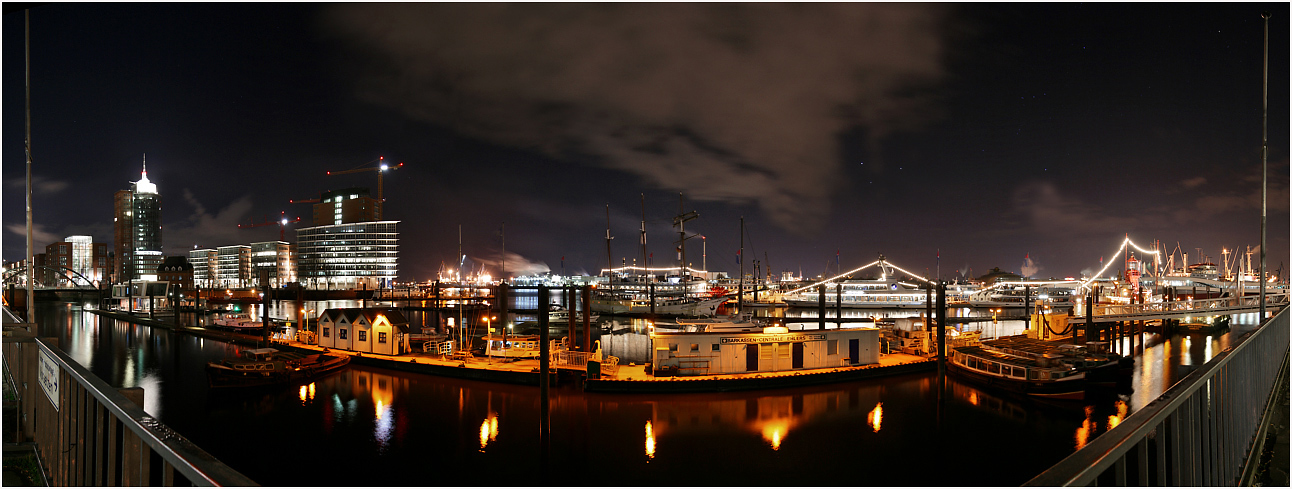 Hafen-Pano mit dunklem König der Löwen, denn...