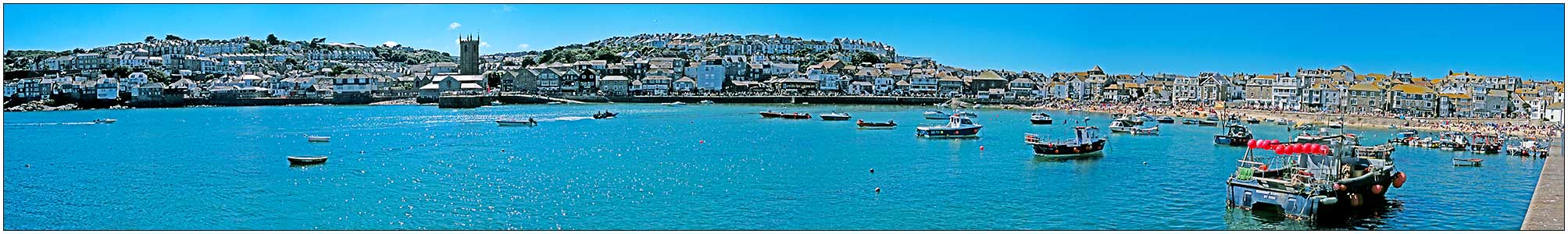 Hafen Panorama St. Ives