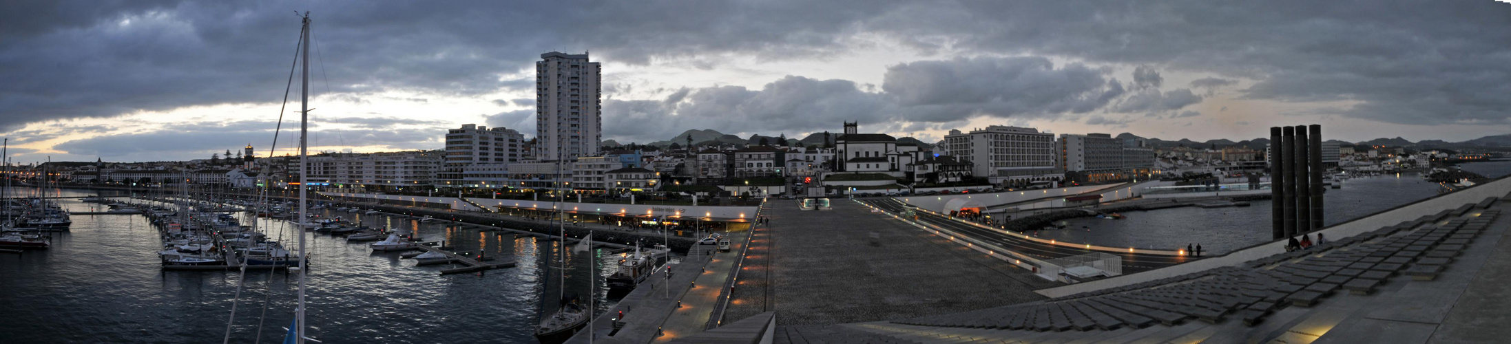 Hafen Ponta Delgada Azoren