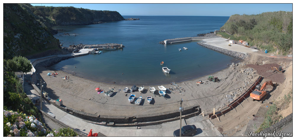 Hafen Porto Formoso (Sao Miguel, Azoren)