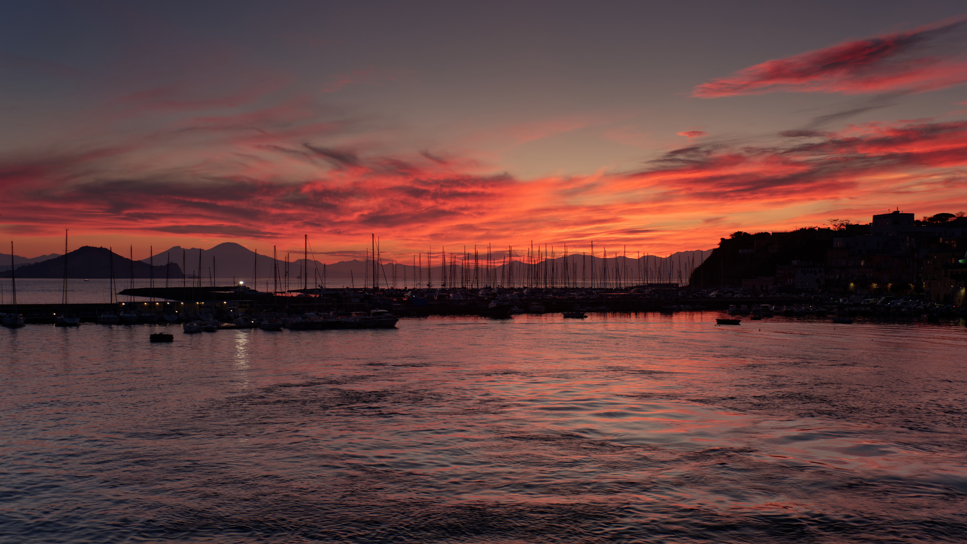 Hafen Procida ( Golf von Neapel )