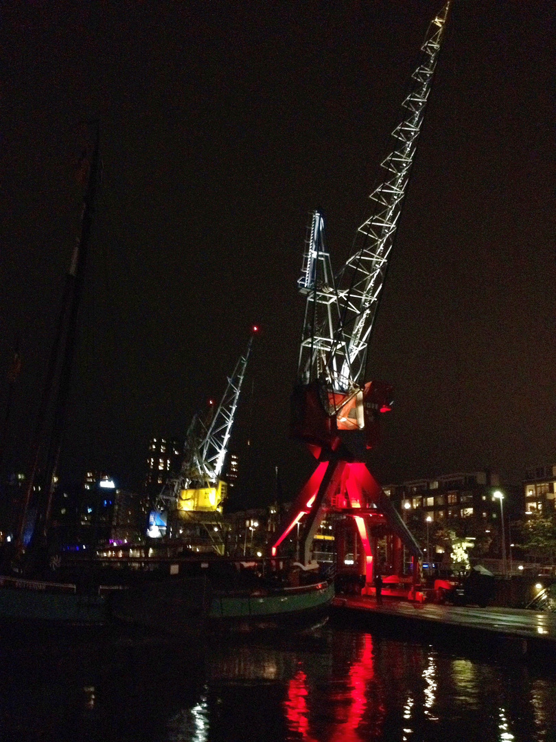 Hafen Rotterdam by night