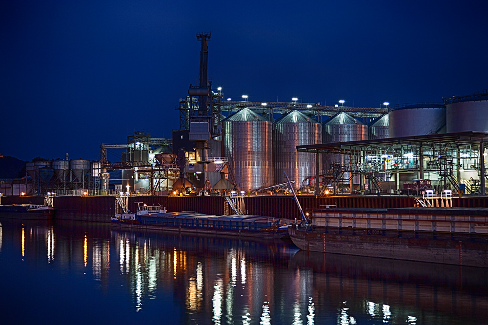 Hafen Sand bei Straubing an der Donau