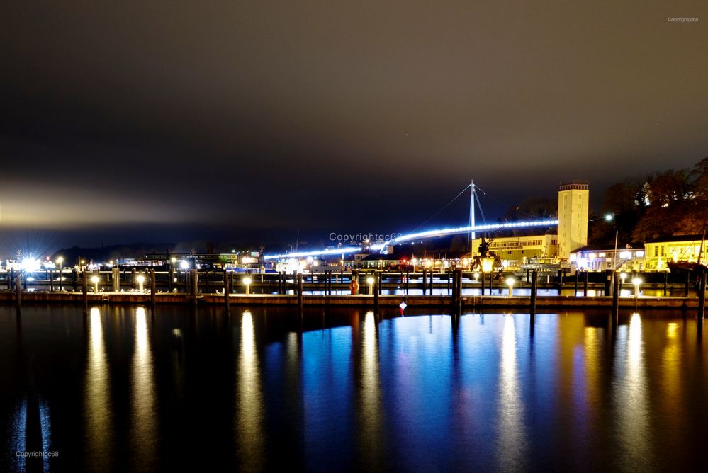 Hafen Sassnitz at night