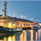 Hafen Skagen am Abend