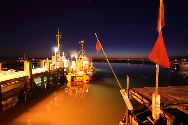 Hafen timmendorf bei Nacht