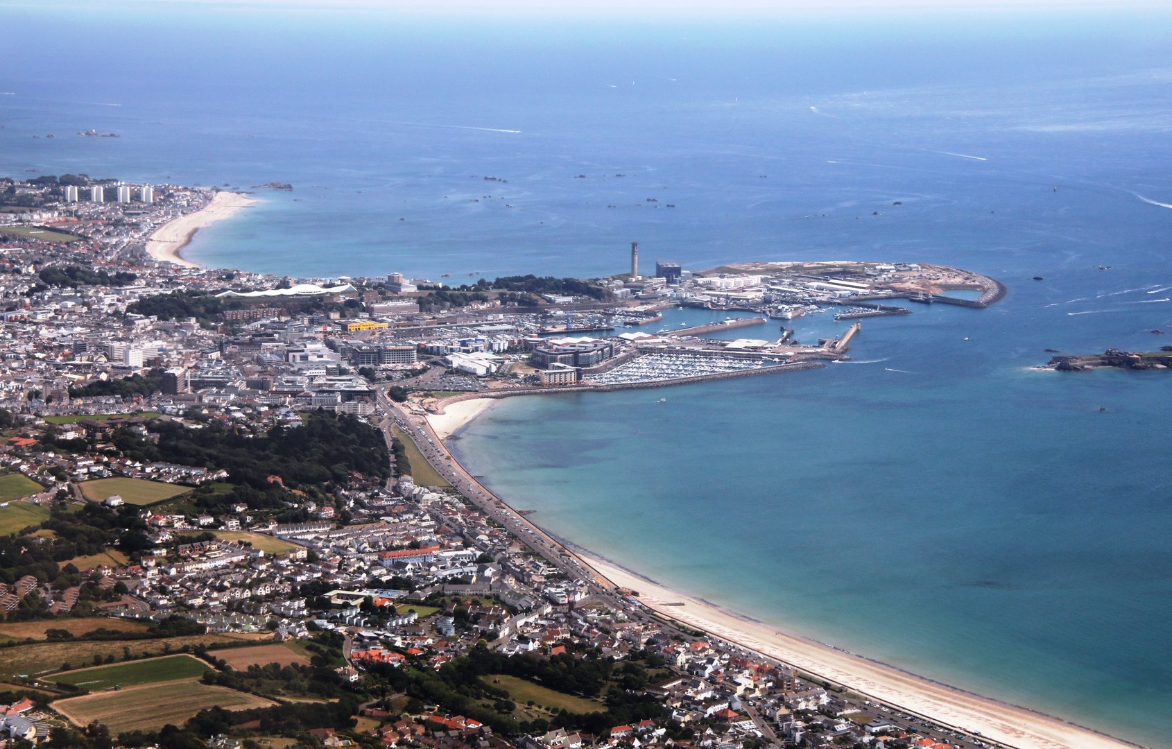 Hafen und Strände von St. Helier, Jersey