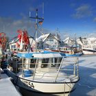 Hafen Vitte im Winter 