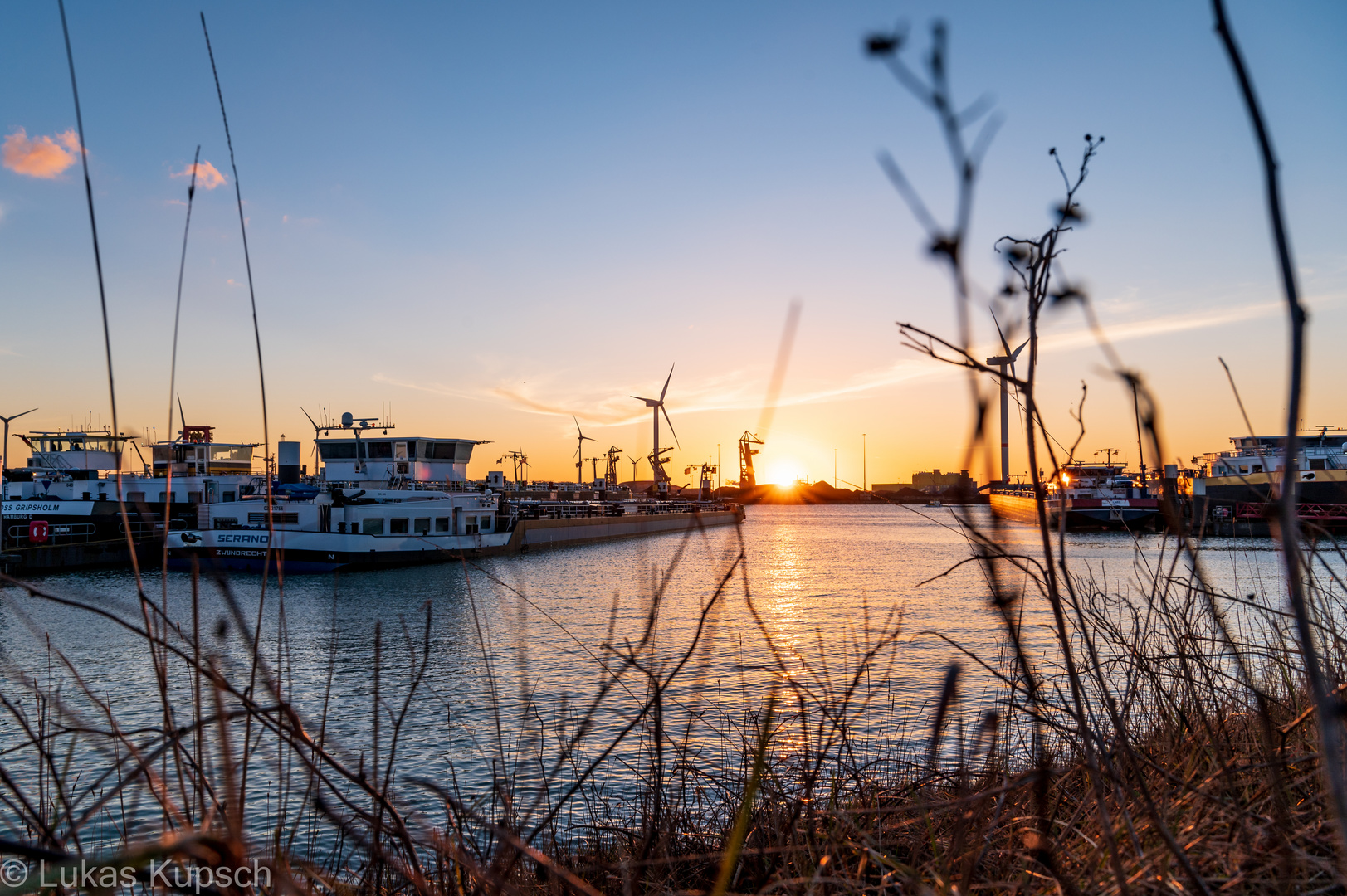 Hafen Vlissingen Sonnenuntergang 1