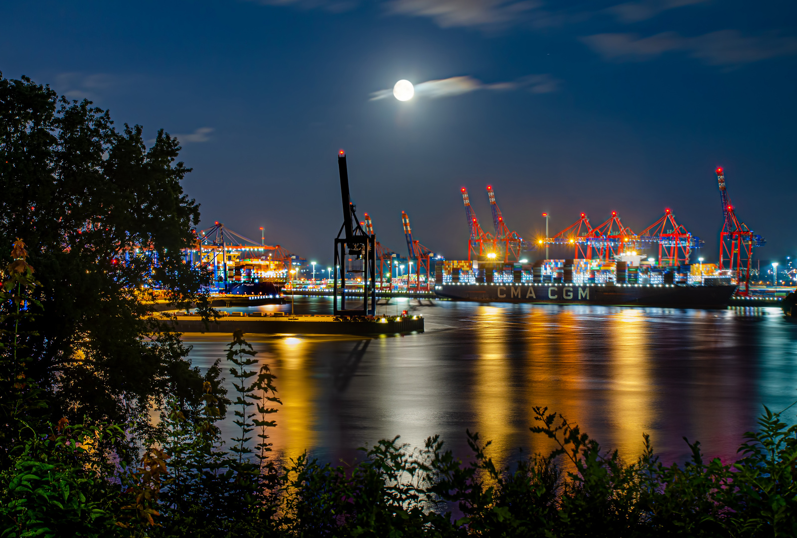 hafen vollmond