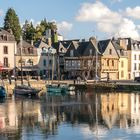 Hafen von Auray, Bretagne, Frankreich