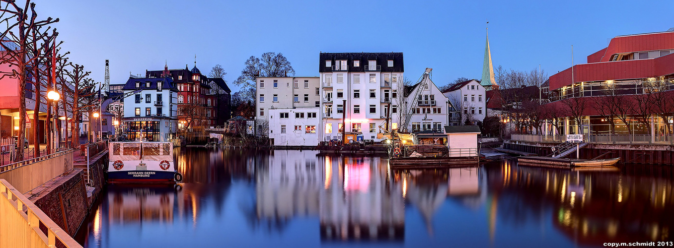Hafen von Bergedorf Foto & Bild schiffe und seewege, seewege und