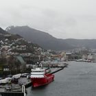Hafen von Bergen in Norwegen