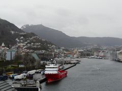Hafen von Bergen in Norwegen