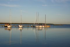 Hafen von Breege , Rügen