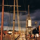 Hafen von Bristol, England