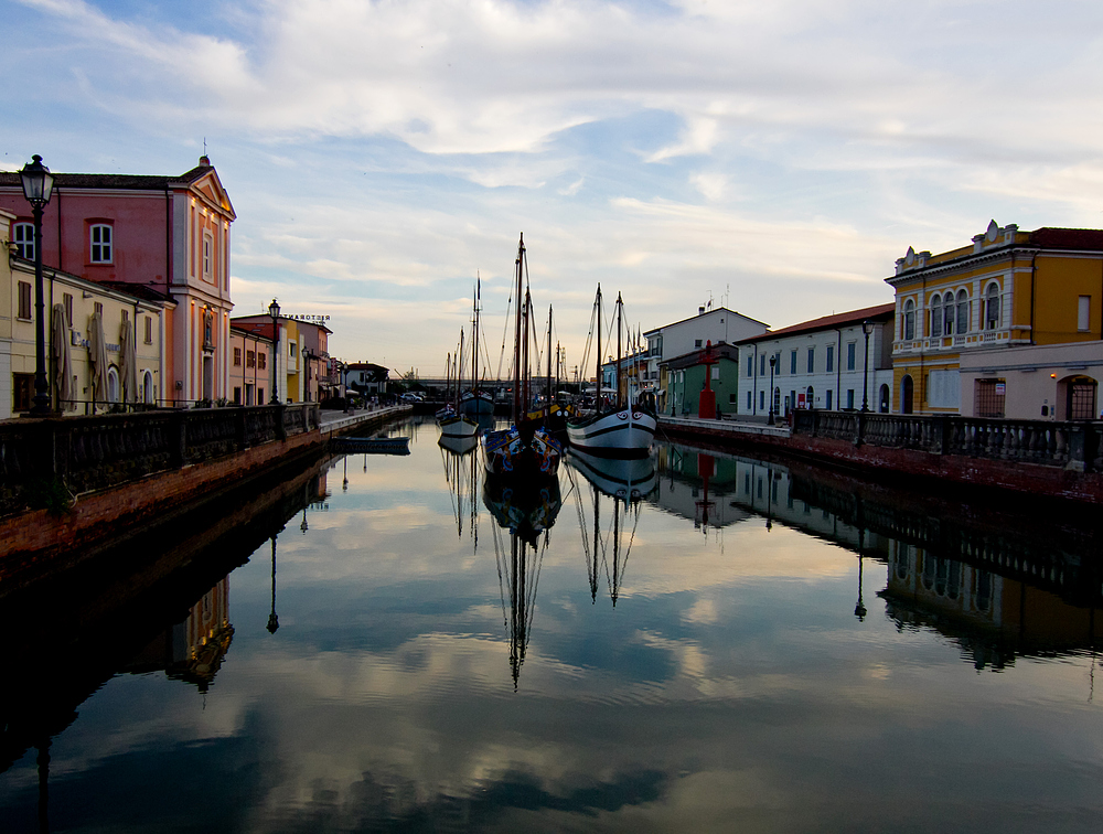 Hafen von Cesenatico