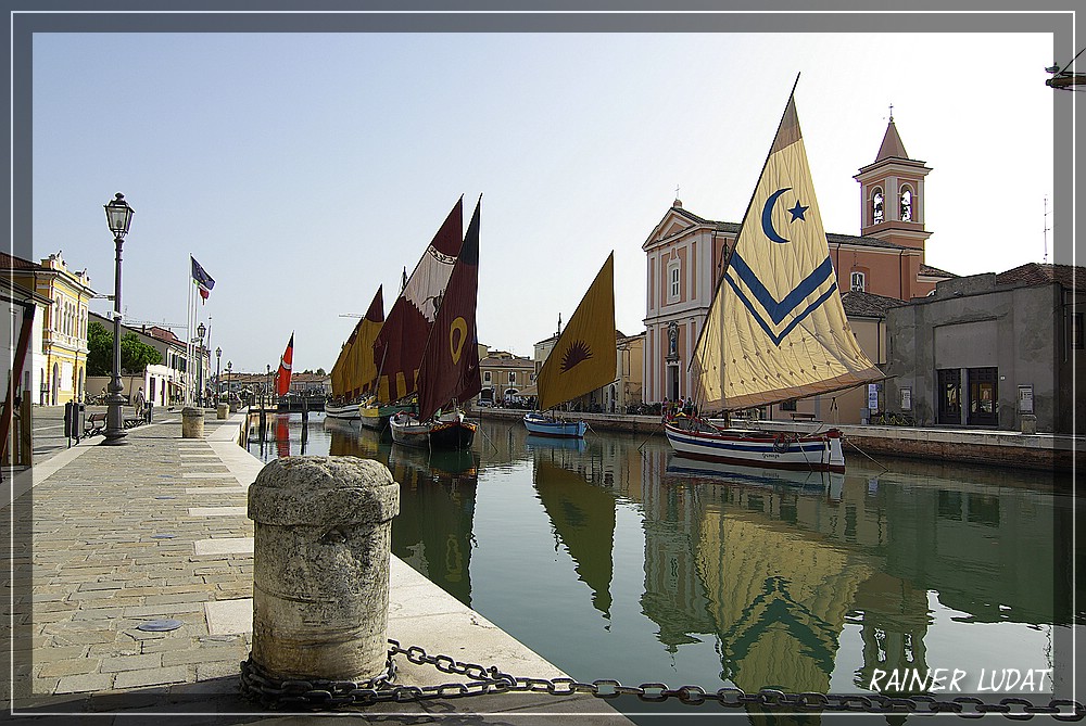 Hafen von Cesenatico - Hafen Porto Canale - Cesenatico