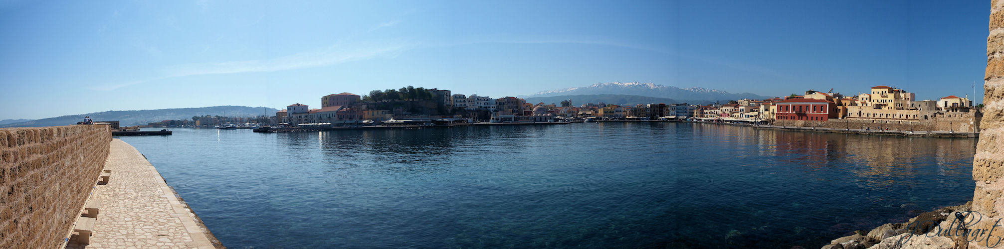 Hafen von Chania Panorama (Kreta)