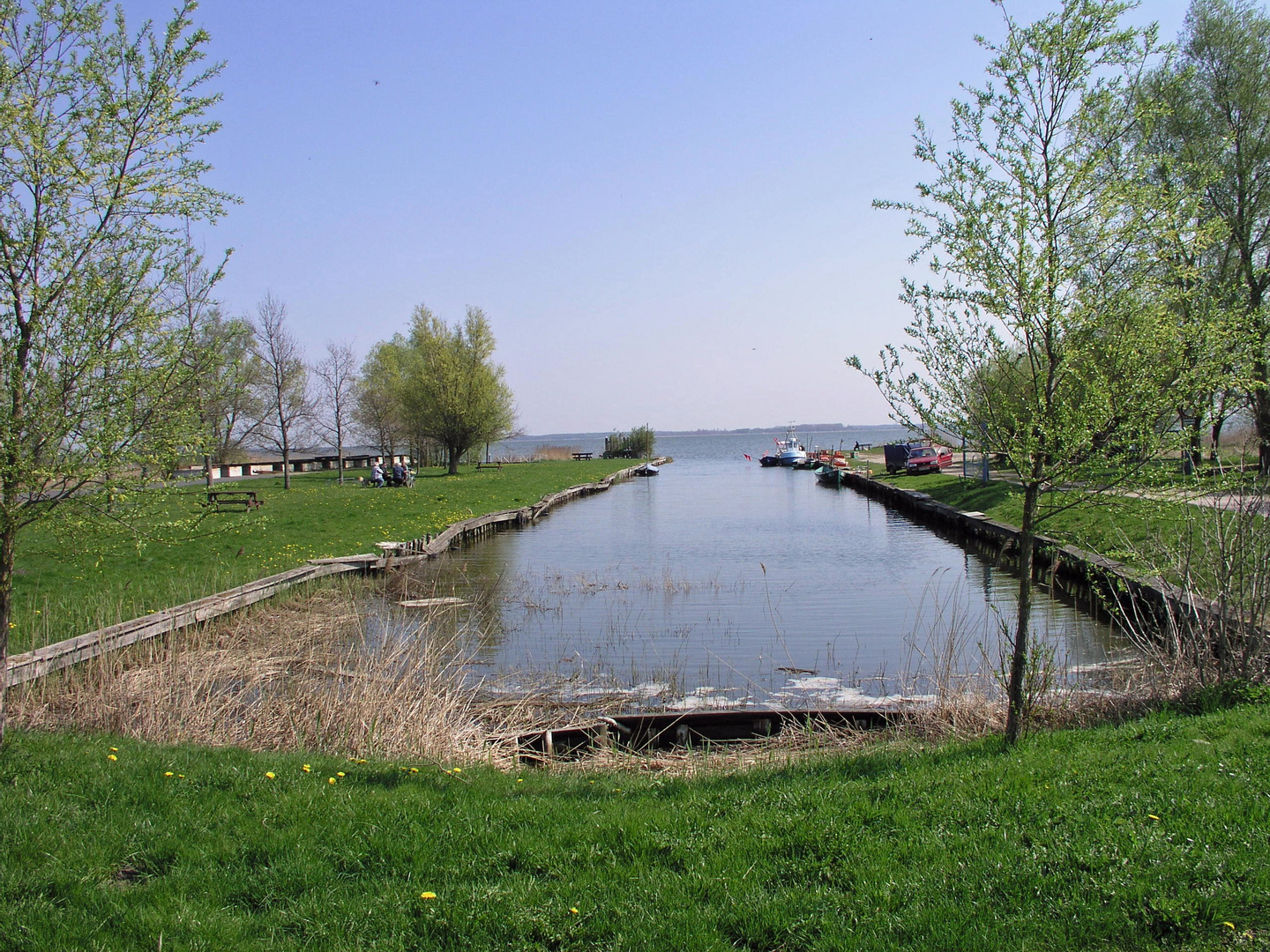 Hafen von Dabitz am Barther Bodden