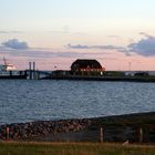 Hafen von der Hallig Langeness