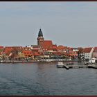 Hafen von der Stadt Waren an der Müritz