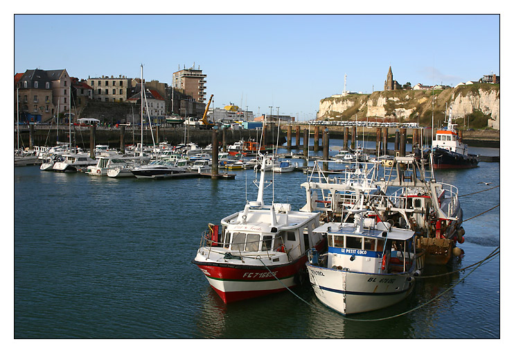 Hafen von Dieppe ...