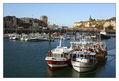 Hafen von Dieppe ...