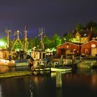 Hafen von Eckernförde bei Nacht