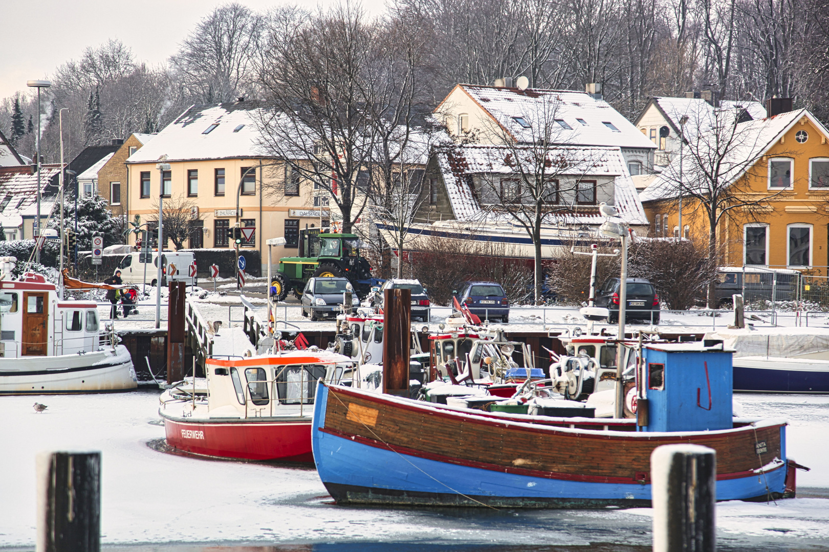 Hafen von Eckernförde Dezember 2010