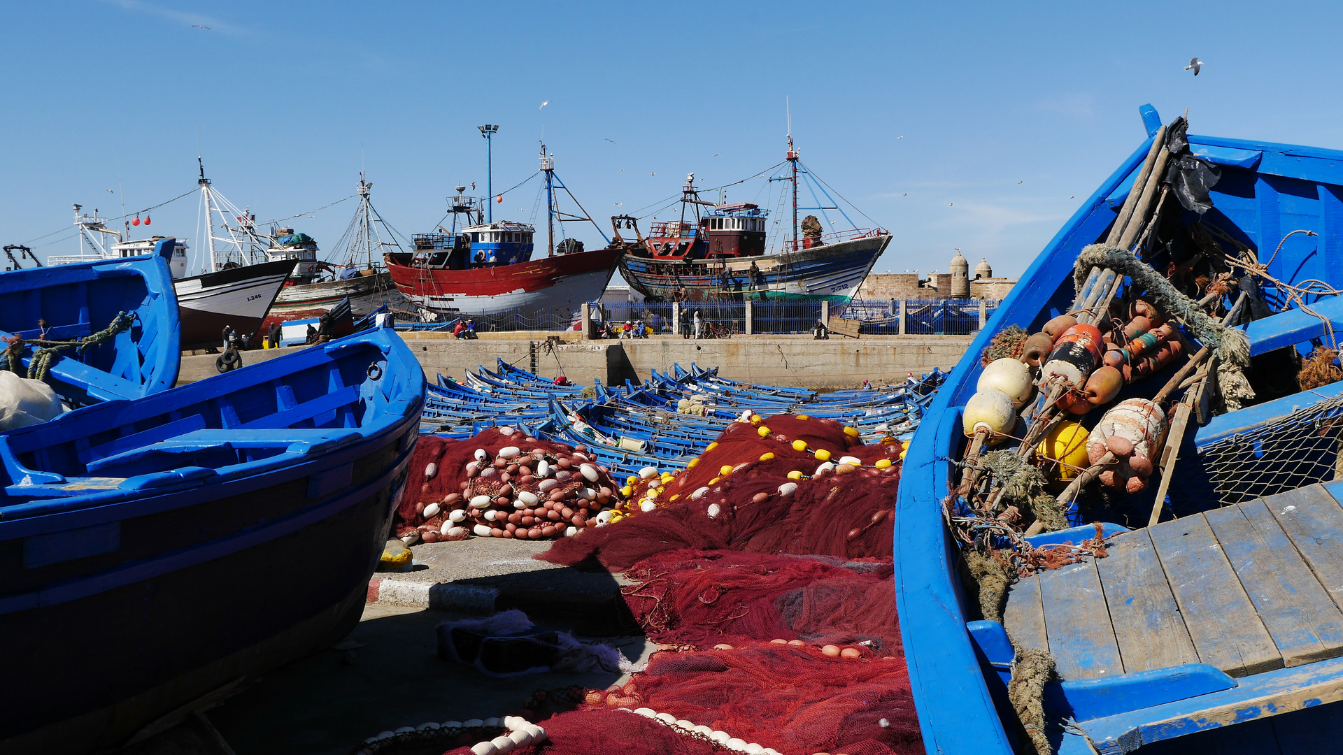 Hafen von Essaouira ( Marrokko )