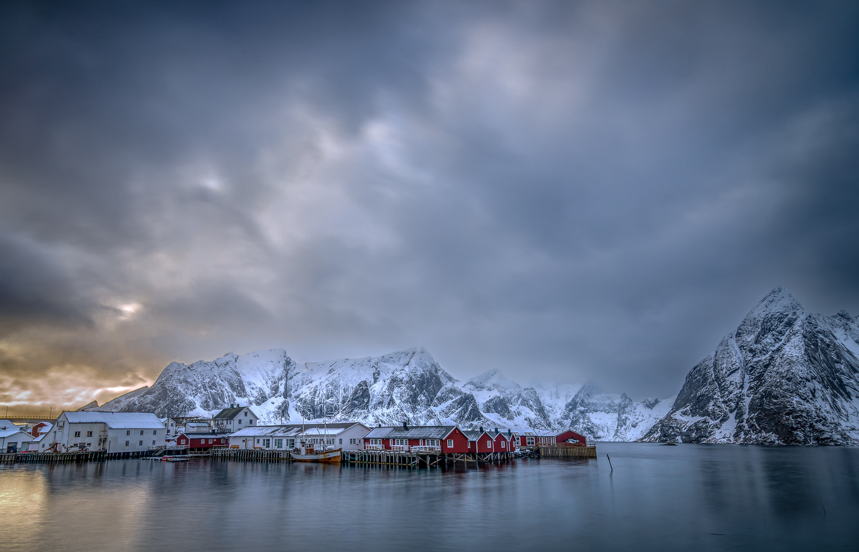 Hafen von Hamnoy, Lofoten