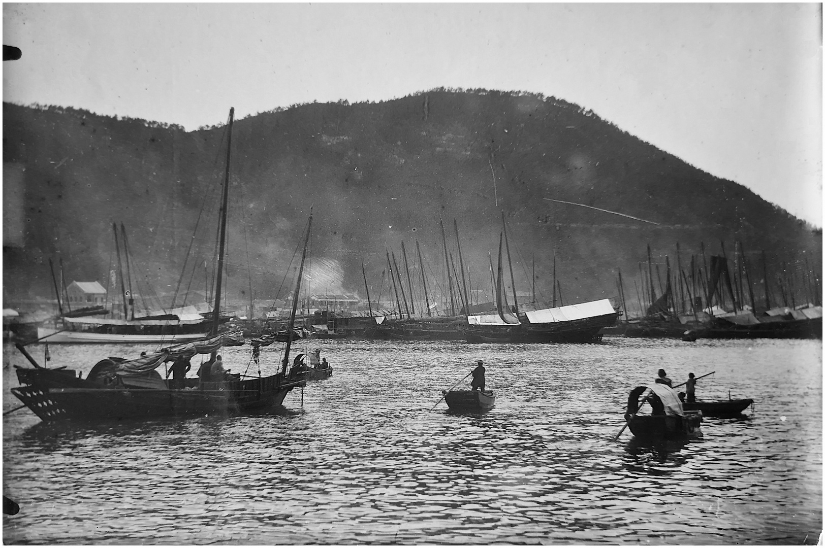Hafen von Hongkong um 1900