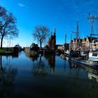 Hafen von Hoorn am Morgen