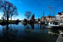 Hafen von Hoorn am Morgen