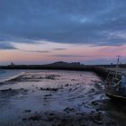 Hafen von Howth abends bei Ebbe