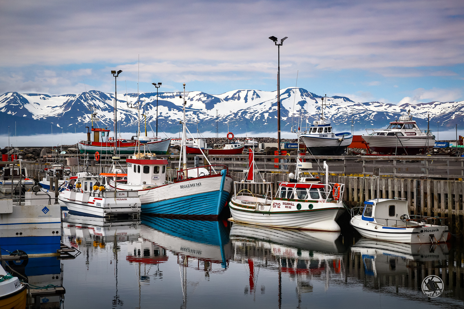 Hafen von Húsavík, Island