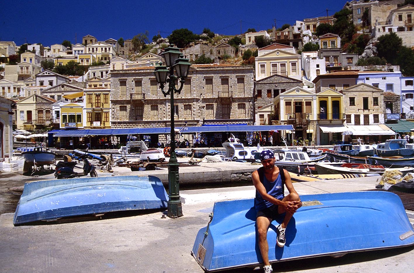 Hafen von Kastron Insel Symi