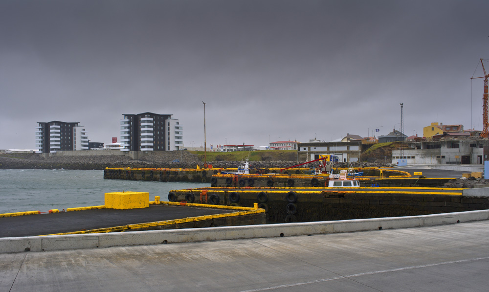 Hafen von Keflavik in Island