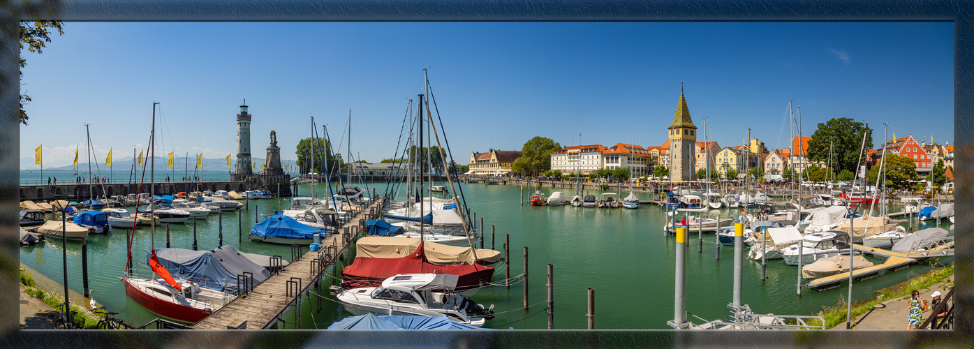 Hafen von Lindau am Bodensee