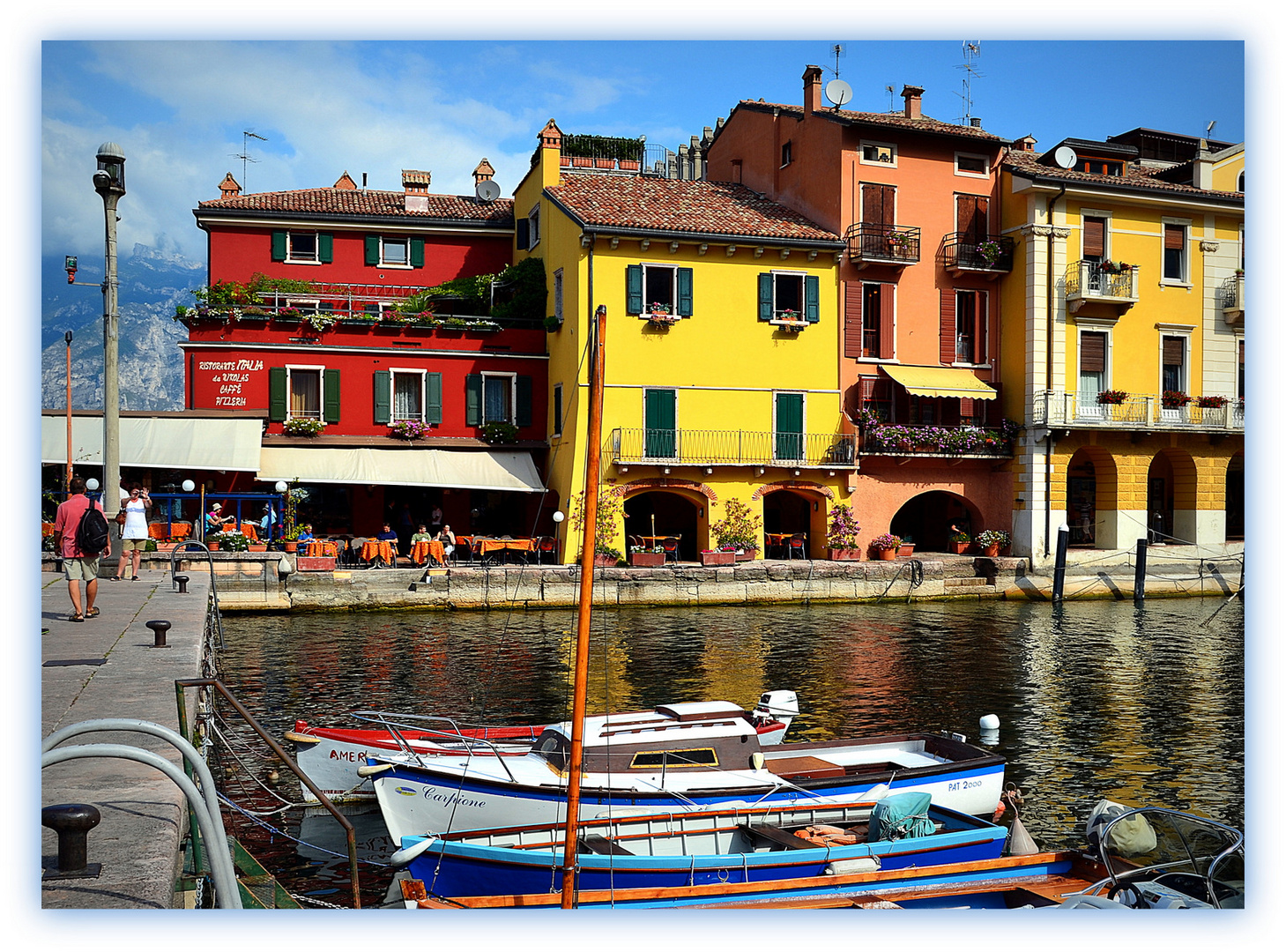 Hafen von Malcesine.....Für Günter....Er wird es kennen...