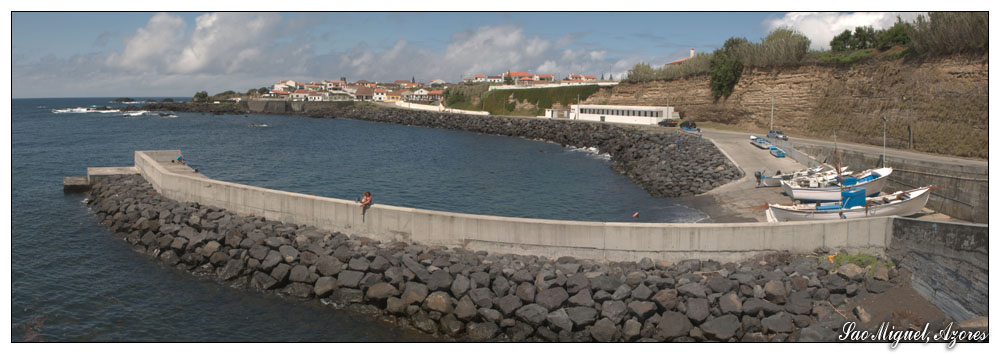 Hafen von Mosteiros (Sao Miguel, Azoren)