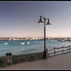 Hafen von Playa Blanca - Lanzarote "im Hintergrund-Fuerteventura".