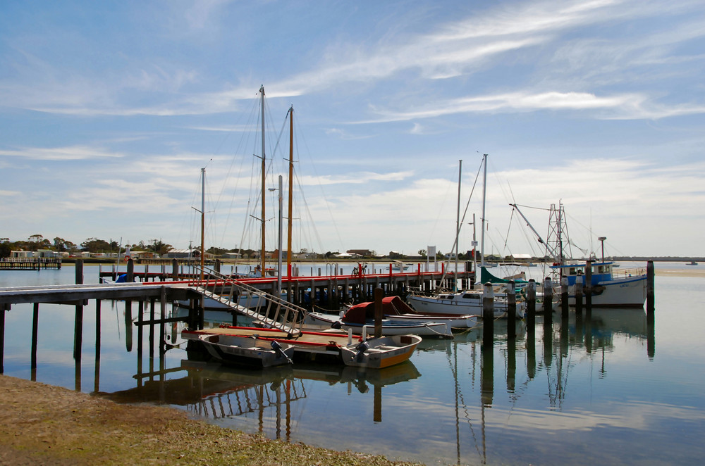 Hafen von Port Albert