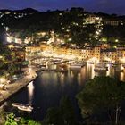 Hafen von Portofino in der Abendstimmung