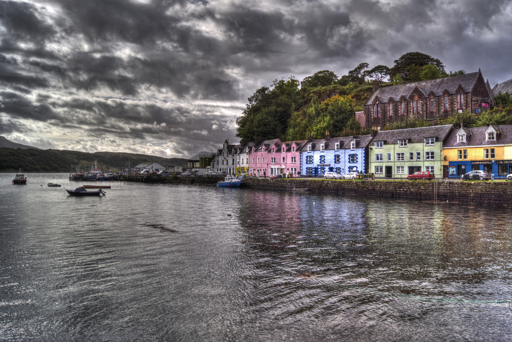 Hafen von Portree/Schottland