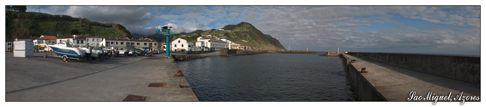 Hafen von Povoacao (Sao Miguel, Azoren)